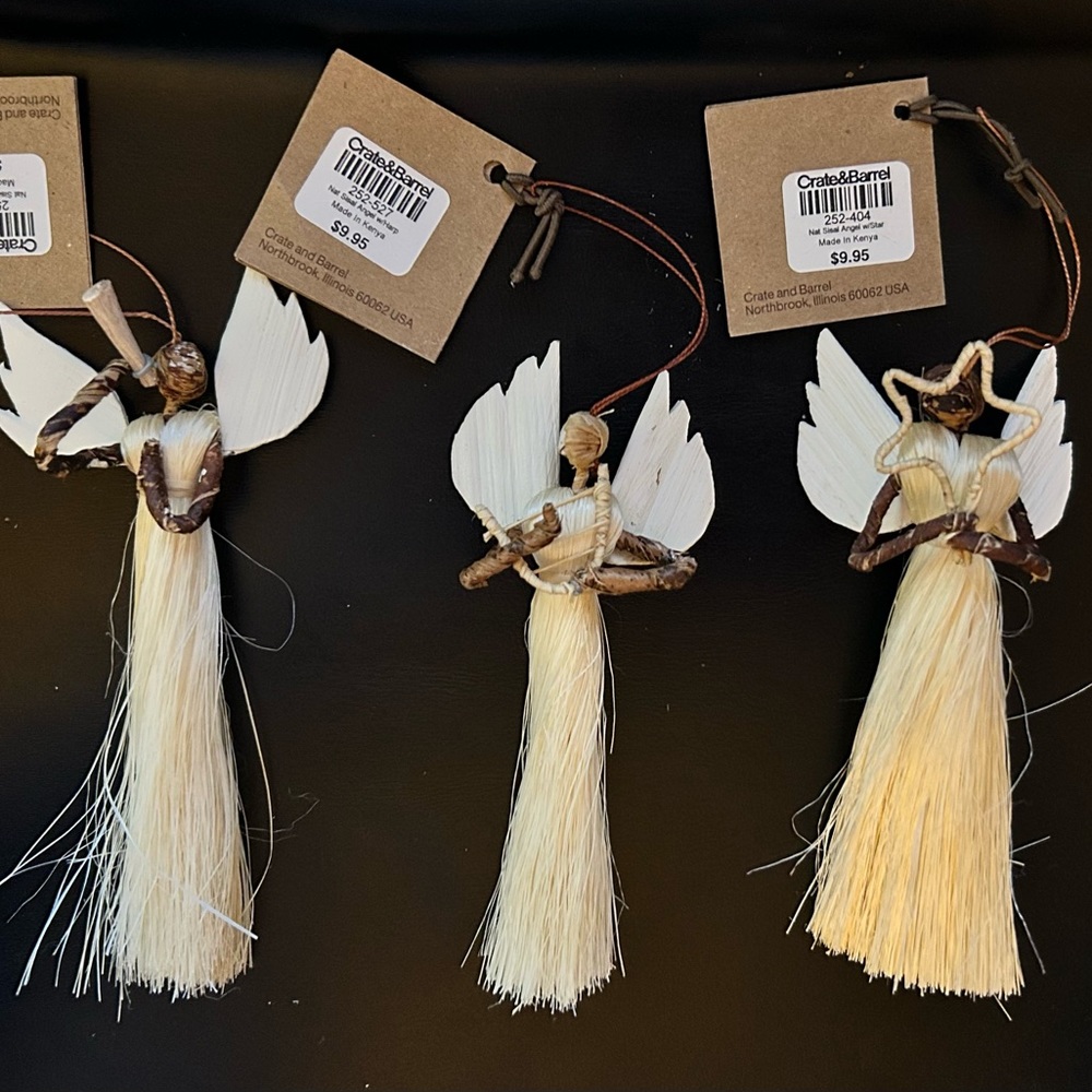 African Angels Handmade in Kenya Africa Ornament Unique Crate & Barrel